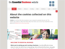 Tablet Screenshot of essential-business.co.uk